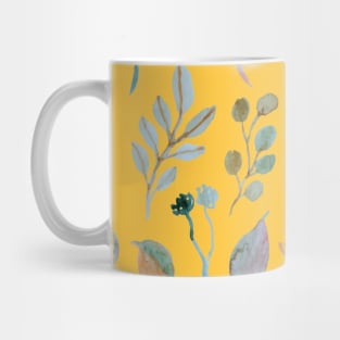 Vintage wild flowers, plant life Mug